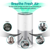 Mini purificador de ar branco para alergias